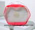 Frosted CPE White LDPE Ribbon Plastic  Drawstring Bags For Snacks Packaging