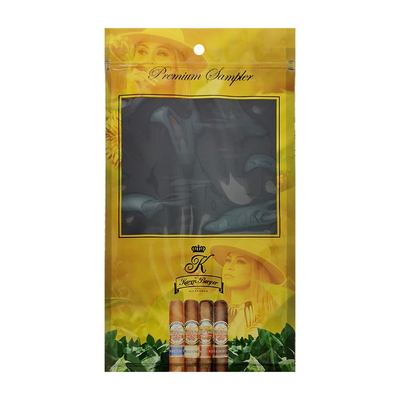 โรงงาน Custom พิมพ์ Zip Lock ซิการ์ Humidor กระเป๋า 69% ~ 75% RH