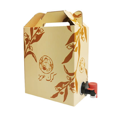 ISO Certified Bag In Box Packaging Solutions อุปกรณ์เสริมที่กําหนดเอง รวมถึงกระบอกระบายน้ําสําหรับเก็บและแจกของเหลว