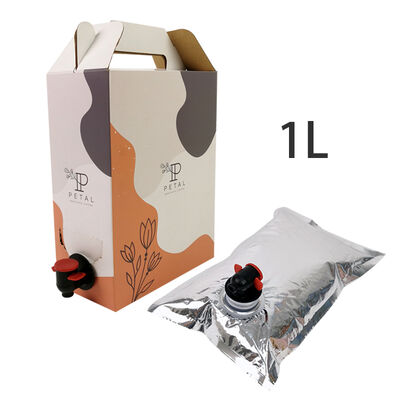 ถุงบรรจุแบบมีก๊อกในกล่อง ได้รับการรับรอง ISO/SGS ฯลฯ เพื่อการจ่ายที่ง่ายดายและโซลูชันบรรจุภัณฑ์ที่เป็นมิตรต่อสิ่งแวดล้อม