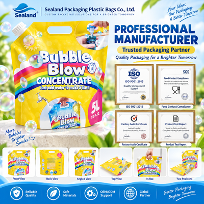 Customized Stand Up Pouch With Spout Sizebag Type Stand Up Pouch Gravure Printing Surface Handling Designed For Product Dispensing