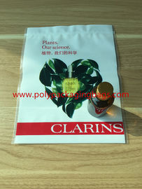 White PE Self Adhesive Plastic Bags For European And American Cosmetics , Mask , Essential Oil Packaging