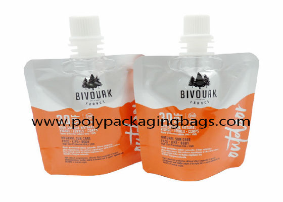 ถุงหัวดูดขนาด 16 ออนซ์ 500 มล. สำหรับบรรจุภัณฑ์เจลอาบน้ำ Stand Up Spouch Pouch Bags