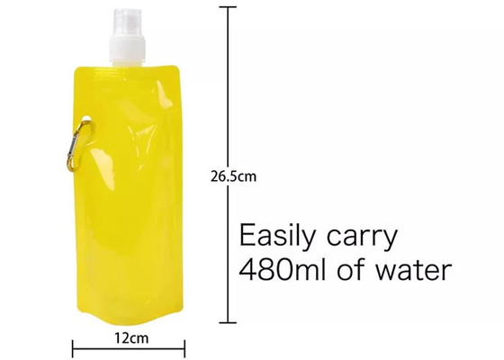 500ml 800ml 1000ml น้ำผลไม้น้ำพลาสติกบีบของเหลวยืนขึ้นถุง BPA Free