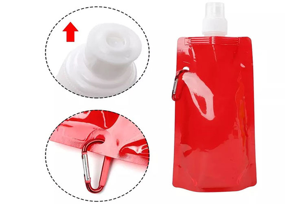 500ml 800ml 1000ml น้ำผลไม้น้ำพลาสติกบีบของเหลวยืนขึ้นถุง BPA Free
