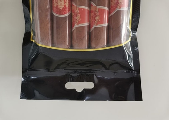 BOPP / LDPE ลามิเนตมอยซ์เจอไรเซอร์ซิการ์ถุง Humidor สำหรับการเดินทางซิการ์บรรจุภัณฑ์ถุงความชื้น