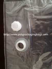 กระเป๋าเอี๊ยม In Box Bag กระเป๋าใส่เครื่องดื่มเหลว In Box Pouch พร้อมหัวจุกสำหรับน้ำแอปเปิ้ลไวน์แดง