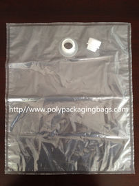 กระเป๋าเอี๊ยม In Box Bag กระเป๋าใส่เครื่องดื่มเหลว In Box Pouch พร้อมหัวจุกสำหรับน้ำแอปเปิ้ลไวน์แดง
