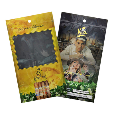 โรงงาน Custom พิมพ์ Zip Lock ซิการ์ Humidor กระเป๋า 69% ~ 75% RH