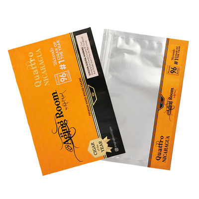 การพิมพ์แบบหมุนสลัก กระเป๋าปิดด้าน PET/PE กระเป๋าพลาสติก กระเป๋าบุหรี่ กระเป๋าบุหรี่ด้วยซิป