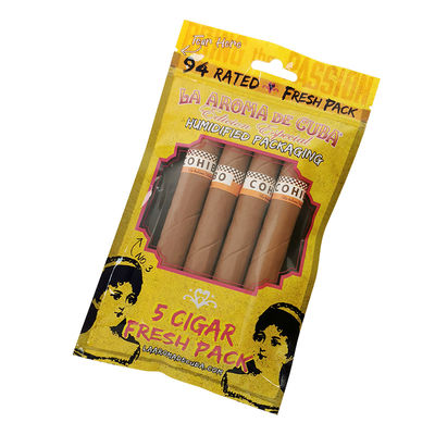 พิมพ์ตามสั่ง ซิปล็อค ซิการ์ แพ็คเกจถุง ซิการ์ กระเป๋าพลาสติกอุ่นด้วยชั้นปรับน้ํา