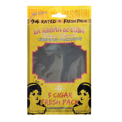 พิมพ์ตามสั่ง ซิปล็อค ซิการ์ แพ็คเกจถุง ซิการ์ กระเป๋าพลาสติกอุ่นด้วยชั้นปรับน้ํา