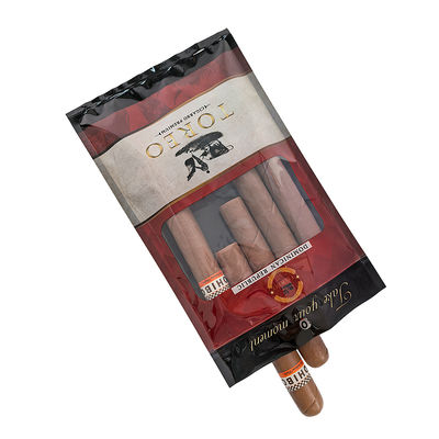 ถุงบรรจุภัณฑ์สำหรับห่อซิการ์แบบกำหนดเอง ถุงใส่ใบยาสูบสำหรับสูบ ถุงบรรจุภัณฑ์ยาสูบสำหรับมวน ถุงไมลาร์สำหรับยาสูบและซิการ์