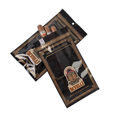 กระเป๋าบุหรี่ Mylar ที่แต่งเอง หอมไม่ออก กระเป๋าบุหรี่ ซิปล็อค กระเป๋าใบบรรจุ Humidor ปิดความร้อน โฟลเลียมพลาสติก