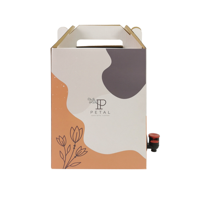 กล่องกาแฟแบบกำหนดเอง 1L/2L/3L ถุงกาแฟแบบใช้แล้วทิ้งในกล่องพร้อมวาล์วจ่าย
