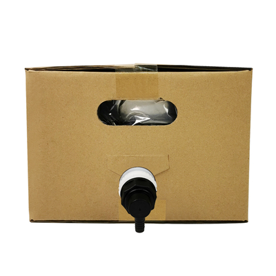 5L 10L 20L Bag in Box Food Grade Transparent Aseptic Plastic Wine Juice Packaging with Faucet Cap and Carton Container BIB Bag