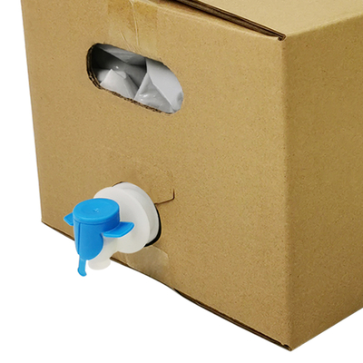 5L 10L 20L Bag in Box Food Grade Transparent Aseptic Plastic Wine Juice Packaging with Faucet Cap and Carton Container BIB Bag