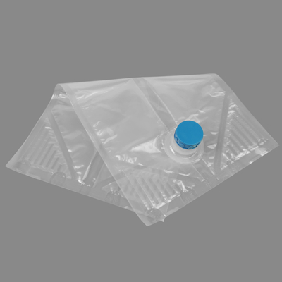 Beverage 10L BIB Bag in Box Nylon Liquid Bag Juice Dispenser With Tall Screw Ring Valve Aseptic Bag For Packaging