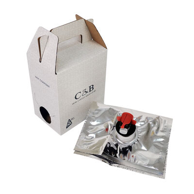 ถุงบรรจุกล่องแบบจ่ายง่าย พร้อมก๊อกและไม่มีหูจับ สำหรับบรรจุภัณฑ์อเนกประสงค์