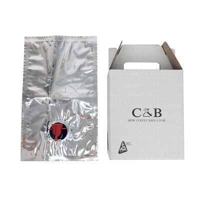 ถุงบรรจุกล่องแบบจ่ายง่าย พร้อมก๊อกและไม่มีหูจับ สำหรับบรรจุภัณฑ์อเนกประสงค์