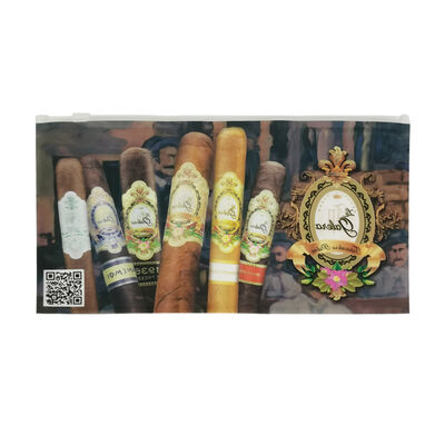 กระเป๋าพลาสติกขนาดเล็ก ซิการ์ ซิการ์ปรับความชุ่มชื้น กระเป๋าพลาสติกซิปที่ออกแบบเพื่อเก็บความชื้นและเข้าถึงง่าย