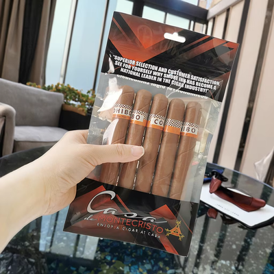 0.09 มม วัสดุ ซิการ์ Humidor กระเป๋าที่มีภายในแผ่นความชื้น ตัวเลือกสีที่กําหนดเองที่ออกแบบสําหรับการอนุรักษ์ซีการ์