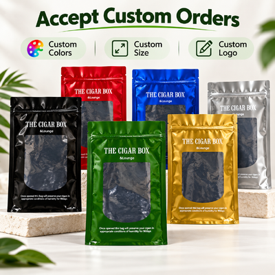 Cigars Cigar Humidifier Bag Ziplock Design Portable Humidity Control Storage Solution for Cigars