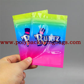 3.5g Runtz Cookies Resealable Ziplock Packaging Pouch Bag การพิมพ์แบบกำหนดเอง