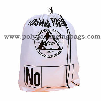 ถุงพลาสติก Drawstring พลาสติก CPE PE ที่ย่อยสลายได้ทางชีวภาพ