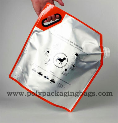 2.5KG Stand Up ถุงอลูมิเนียมฟอยล์ PET Spouted Pouches พร้อมพวยกา