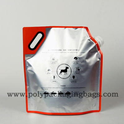 2.5KG Stand Up ถุงอลูมิเนียมฟอยล์ PET Spouted Pouches พร้อมพวยกา