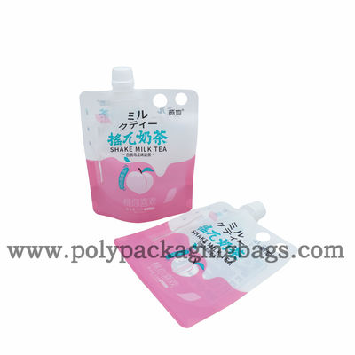 บรรจุภัณฑ์ซอสมะเขือเทศ 100mic Stand Up Pouch พร้อมถุงหัดดื่ม / Spouted Pouch