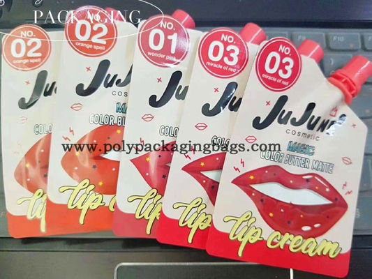 บรรจุของเหลว 120 ไมครอน VMPET Stand Up Pouch พร้อมถุงหัดดื่ม / Spouted Pouch