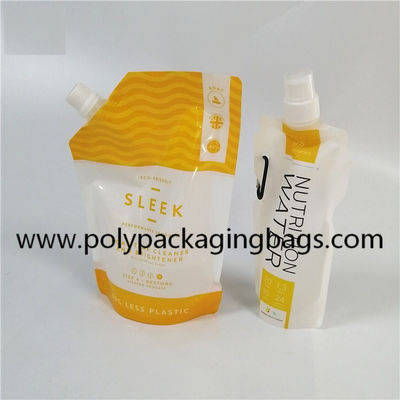 0.18 มม. อลูมิเนียมฟอยล์ Spouted Pouches ถุงบรรจุภัณฑ์พร้อมพวยสำหรับเครื่องดื่ม