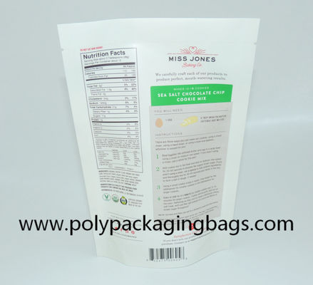 หลักฐานความชื้นยืนขึ้น 50 ไมครอนฟอยล์ถุง Ziplock สำหรับขนมขบเคี้ยว