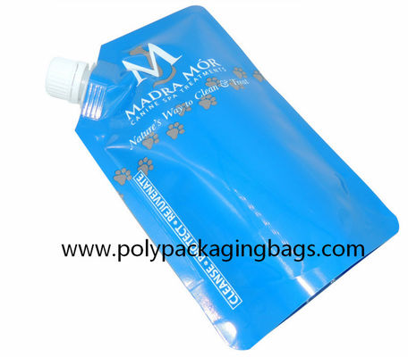 ผลิตภัณฑ์ดูแลเส้นผมพับได้ Essence Self Suction Nozzle Bag 500ml Stand Up Spout Pouch Bags