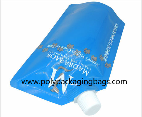 ผลิตภัณฑ์ดูแลเส้นผมพับได้ Essence Self Suction Nozzle Bag 500ml Stand Up Spout Pouch Bags