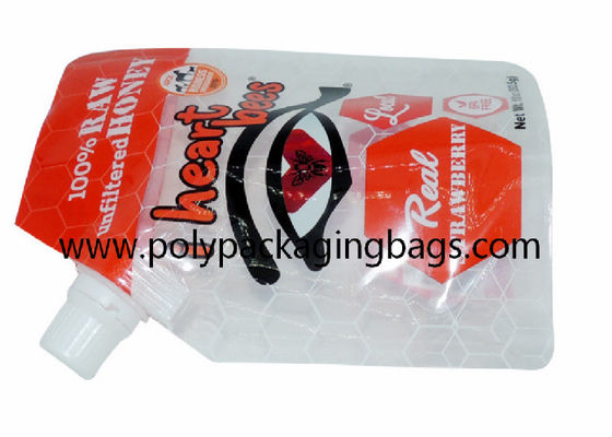 Leak Proof 500ml Self Feeder Stand Up Spout Pouch สำหรับน้ำผลไม้น้ำ Liquid