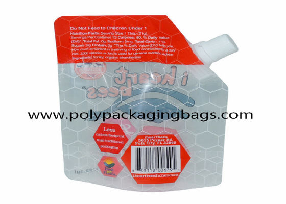 Leak Proof 500ml Self Feeder Stand Up Spout Pouch สำหรับน้ำผลไม้น้ำ Liquid