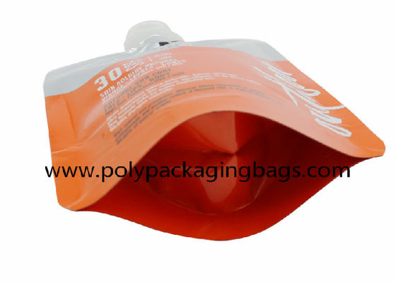 ถุงหัวดูดขนาด 16 ออนซ์ 500 มล. สำหรับบรรจุภัณฑ์เจลอาบน้ำ Stand Up Spouch Pouch Bags