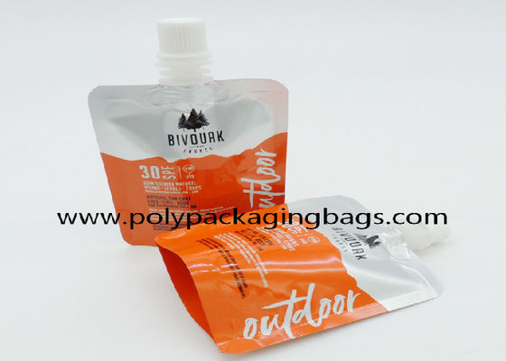 ถุงหัวดูดขนาด 16 ออนซ์ 500 มล. สำหรับบรรจุภัณฑ์เจลอาบน้ำ Stand Up Spouch Pouch Bags