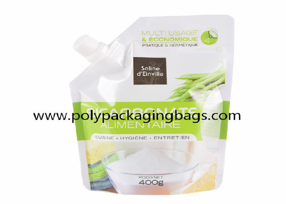 บรรจุภัณฑ์ Spouted Pouches อิสระสำหรับอุตสาหกรรมเครื่องดื่ม Stand Up Spout Pouch Bag