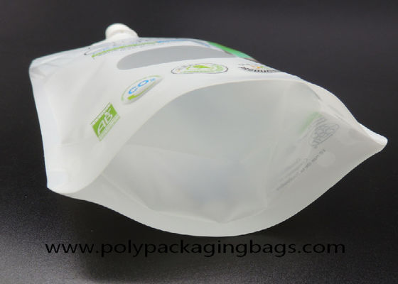 16oz 500ml กะทิบรรจุภัณฑ์ถุงหัวฉีดดูดตนเองยืนขึ้นถุงด้วยพวย