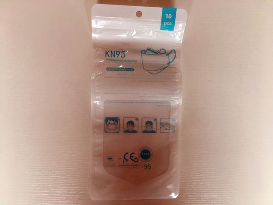 การพิมพ์แผ่นแม่พิมพ์ที่ใช้แล้วทิ้ง CPP ถุงซิปพลาสติก Ziplock Mask ถุงบรรจุภัณฑ์