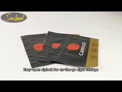 สีดํา คลาสสิค น้ําอ่อน ซิการ่าสด กระเป๋า Humidor ขนาด W140xL250mm