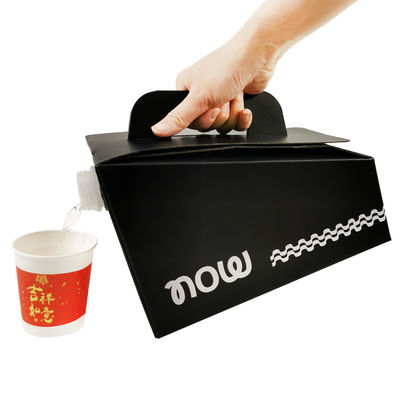 ล็อกโก้ตามสั่ง พิมพ์ 1L 2L 3L 5L 10L ถุงกาแฟเครื่องดื่มไวน์ BIB ถุงในกล่อง เครื่องแจกกาแฟเพื่อนําไป ถุงเอเซปติกในกล่อง