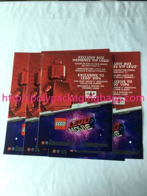 พลาสติกใสบรรจุภัณฑ์ถุงกาวในตัวพิมพ์แบบกำหนดเอง SGS Reach Rohs