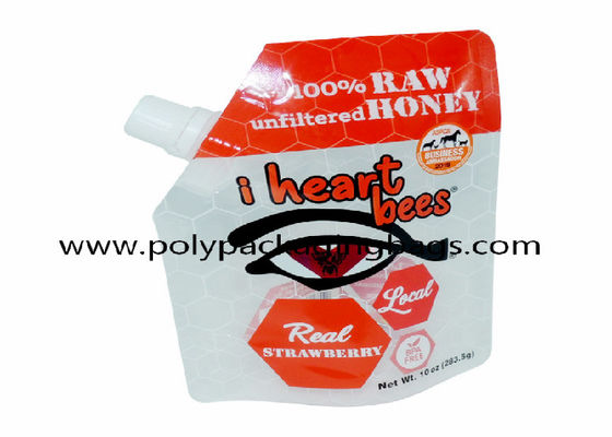 Leak Proof 500ml Self Feeder Stand Up Spout Pouch สำหรับน้ำผลไม้น้ำ Liquid
